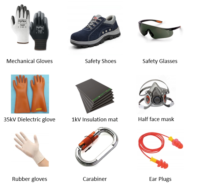 clothes_safety_shoe_loto_kit_safety_glass