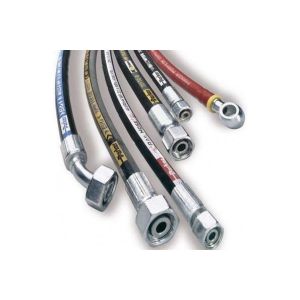 Hydraulic hose and crimping